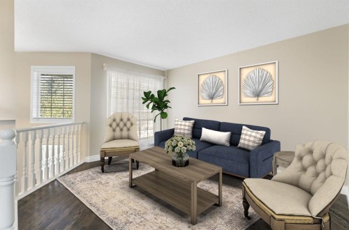 59 Panorama Hills Road Nw, Calgary, AB - Indoor Photo Showing Living Room