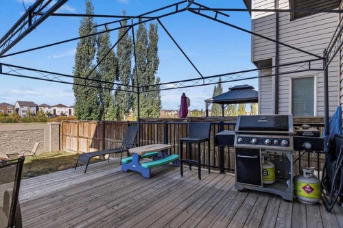 195 Hillcrest Circle Sw, Airdrie, AB - Outdoor With Deck Patio Veranda With Exterior
