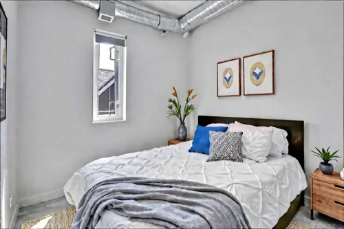 405-624 8 Avenue Se, Calgary, AB - Indoor Photo Showing Bedroom