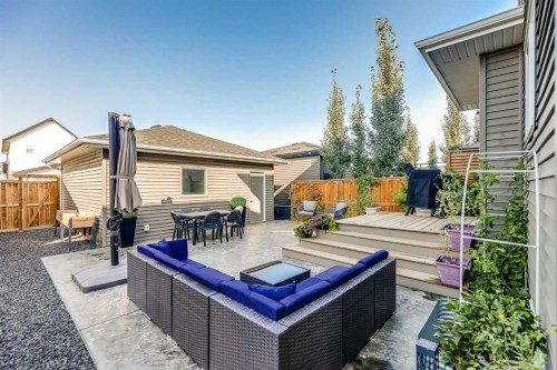 629 Reynolds Crescent Sw, Airdrie, AB - Outdoor With Deck Patio Veranda With Exterior
