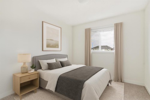 286 Redstone Drive Ne, Calgary, AB - Indoor Photo Showing Bedroom