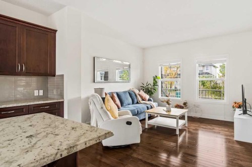 286 Redstone Drive Ne, Calgary, AB - Indoor Photo Showing Living Room