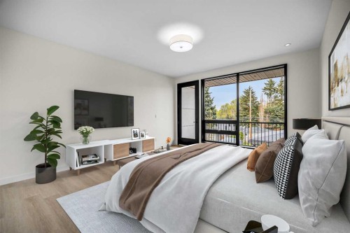 3D Willow Crescent Sw, Calgary, AB - Indoor Photo Showing Bedroom