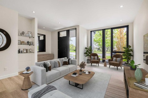 3D Willow Crescent Sw, Calgary, AB - Indoor Photo Showing Living Room