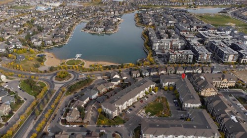 2206-11 Mahogany Row Se, Calgary, AB - Outdoor With Body Of Water With View