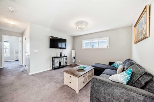 868 West Lakeview Drive, Chestermere, AB - Indoor Photo Showing Living Room