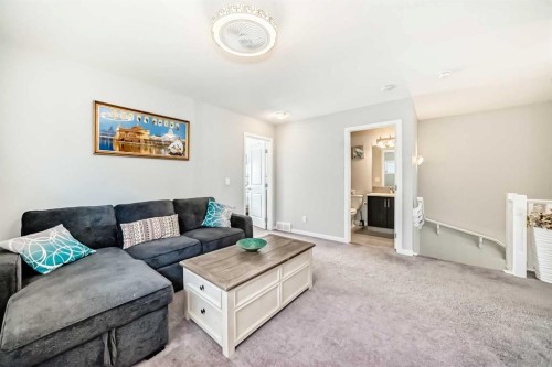 868 West Lakeview Drive, Chestermere, AB - Indoor Photo Showing Living Room