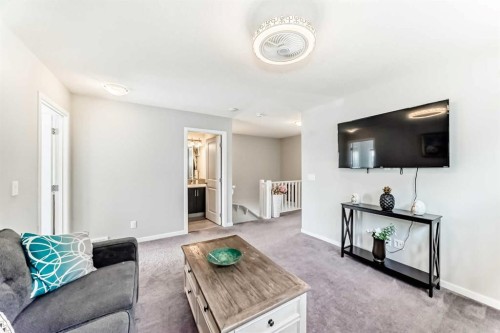 868 West Lakeview Drive, Chestermere, AB - Indoor Photo Showing Living Room