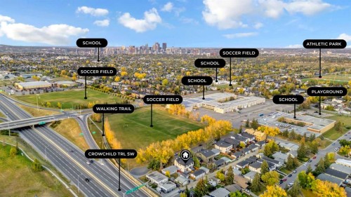 2435 52 Avenue Sw, Calgary, AB - Outdoor With View