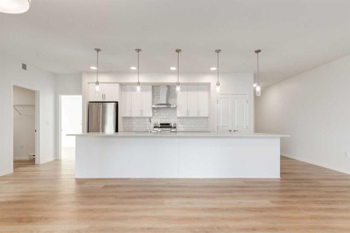 4104-20295 Seton Way Se, Calgary, AB - Indoor Photo Showing Kitchen With Upgraded Kitchen