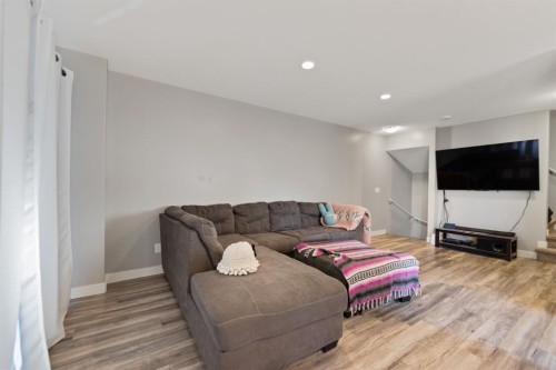 803 Redstone View Ne, Calgary, AB - Indoor Photo Showing Living Room