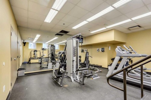 206-817 15 Avenue Sw, Calgary, AB - Indoor Photo Showing Gym Room