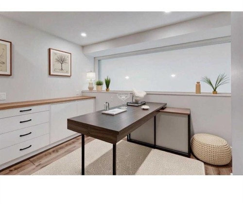 17 Millrise Lane Sw, Calgary, AB - Indoor Photo Showing Office