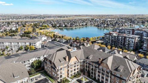 310-20 Mahogany Mews Se, Calgary, AB - Outdoor With Body Of Water With View