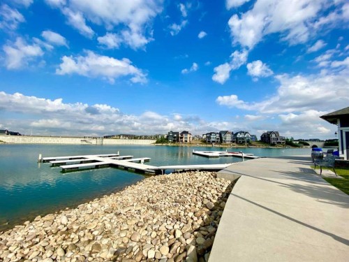 310-20 Mahogany Mews Se, Calgary, AB - Outdoor With Body Of Water With View