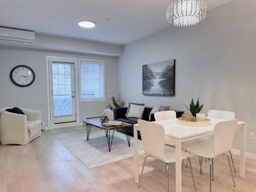 310-20 Mahogany Mews Se, Calgary, AB - Indoor Photo Showing Dining Room