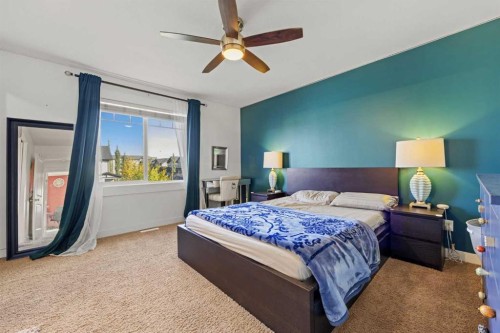 37 Skyview Ranch Manor Ne, Calgary, AB - Indoor Photo Showing Bedroom