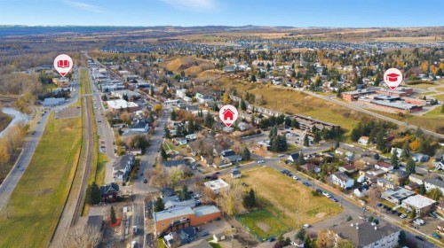 74 Mcrae Street East, Okotoks, AB - Outdoor With View