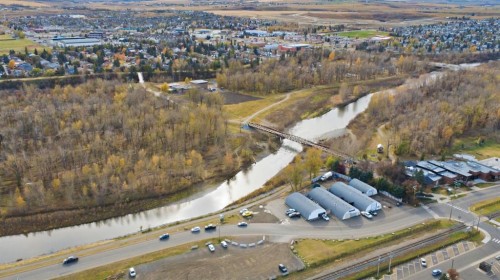 74 Mcrae Street East, Okotoks, AB - Outdoor With View