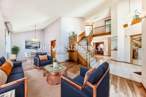 17 Santana Manor Nw, Calgary, AB - Indoor Photo Showing Living Room