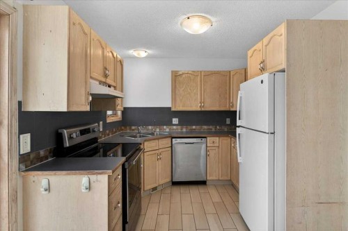 314 Nelson Road, Carseland, AB - Indoor Photo Showing Kitchen With Double Sink