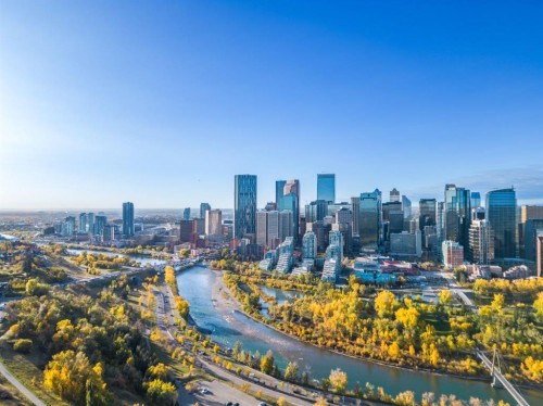 7-821 3 Avenue Sw, Calgary, AB - Outdoor With Body Of Water With View