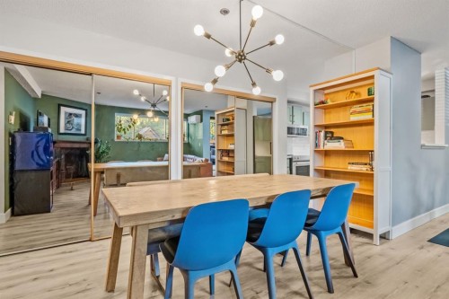 7-821 3 Avenue Sw, Calgary, AB - Indoor Photo Showing Dining Room