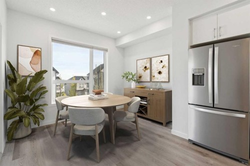 54 Evanscrest Manor Nw, Calgary, AB - Indoor Photo Showing Dining Room