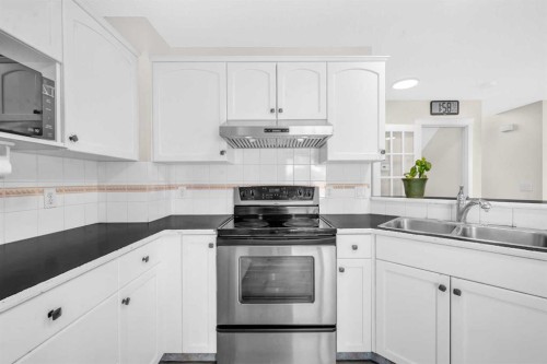 4 Saddlecreek Terrace Ne, Calgary, AB - Indoor Photo Showing Kitchen With Double Sink