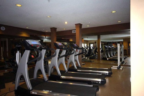 518-30 Discovery Ridge Close Sw, Calgary, AB - Indoor Photo Showing Gym Room