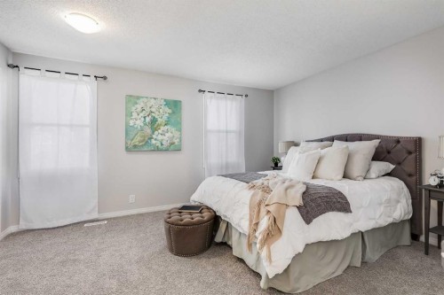 292 Falton Drive Ne, Calgary, AB - Indoor Photo Showing Bedroom