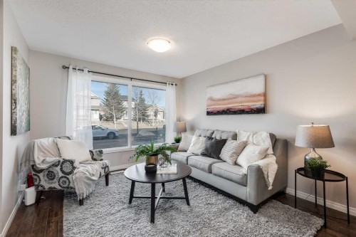 292 Falton Drive Ne, Calgary, AB - Indoor Photo Showing Living Room