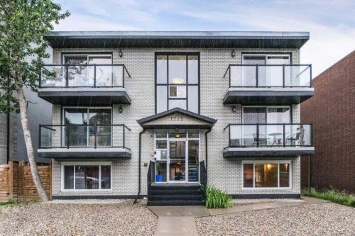 10-1715 13 Street Sw, Calgary, AB - Outdoor With Balcony With Facade