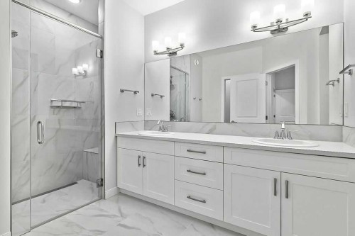 54 Drake Landing Square, Okotoks, AB - Indoor Photo Showing Bathroom