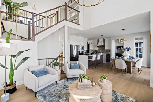 86 Cimarron Estates Drive, Okotoks, AB - Indoor Photo Showing Living Room