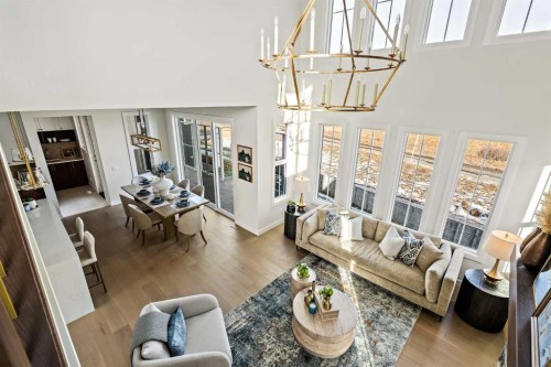86 Cimarron Estates Drive, Okotoks, AB - Indoor Photo Showing Living Room