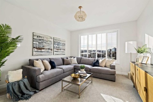 86 Cimarron Estates Drive, Okotoks, AB - Indoor Photo Showing Living Room