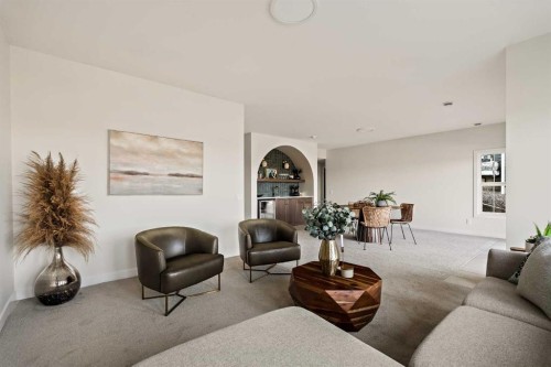 86 Cimarron Estates Drive, Okotoks, AB - Indoor Photo Showing Living Room