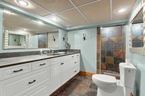 10 & 20-30061 Range Road 23, Rural Mountain View County, AB - Indoor Photo Showing Bathroom