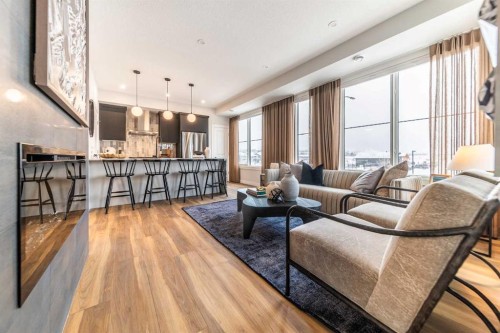 903-60 Howse Lane Ne, Calgary, AB - Indoor Photo Showing Living Room