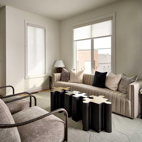 1001-60 Howse Lane Ne, Calgary, AB - Indoor Photo Showing Living Room