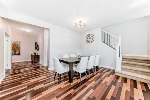 210 Copperleaf Bay Se, Calgary, AB - Indoor Photo Showing Dining Room