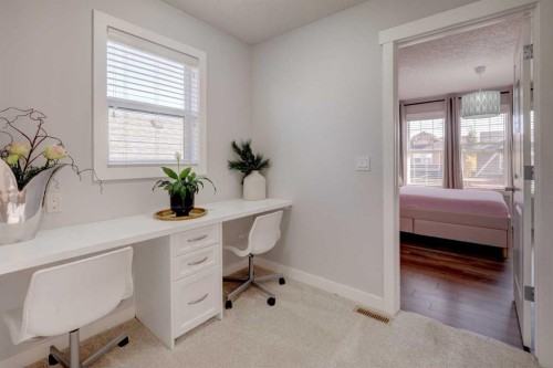 213 Kingsmere Cove Se, Airdrie, AB - Indoor Photo Showing Office