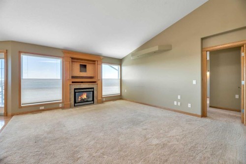 20 Hillcrest Boulevard, Strathmore, AB - Indoor Photo Showing Other Room With Fireplace