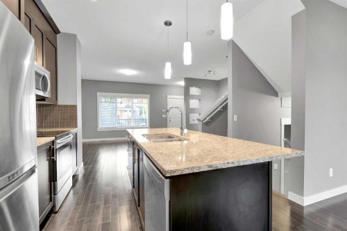 357 Skyview Ranch Road Ne, Calgary, AB - Indoor Photo Showing Kitchen With Double Sink With Upgraded Kitchen