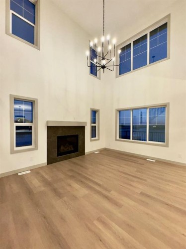 37 North Bridges Landing, Langdon, AB - Indoor With Fireplace