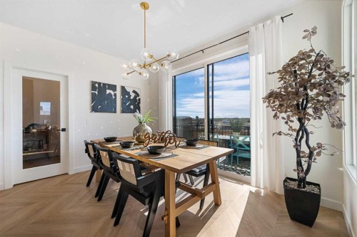 159 Brander Avenue, Langdon, AB - Indoor Photo Showing Dining Room