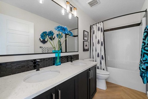 159 Brander Avenue, Langdon, AB - Indoor Photo Showing Bathroom