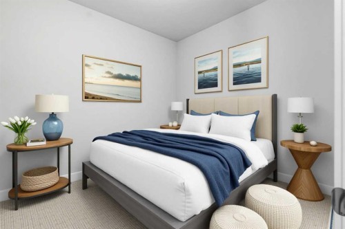 4208-15 Sage Meadows Landing Nw, Calgary, AB - Indoor Photo Showing Bedroom
