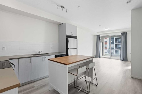 4208-15 Sage Meadows Landing Nw, Calgary, AB - Indoor Photo Showing Kitchen With Double Sink
